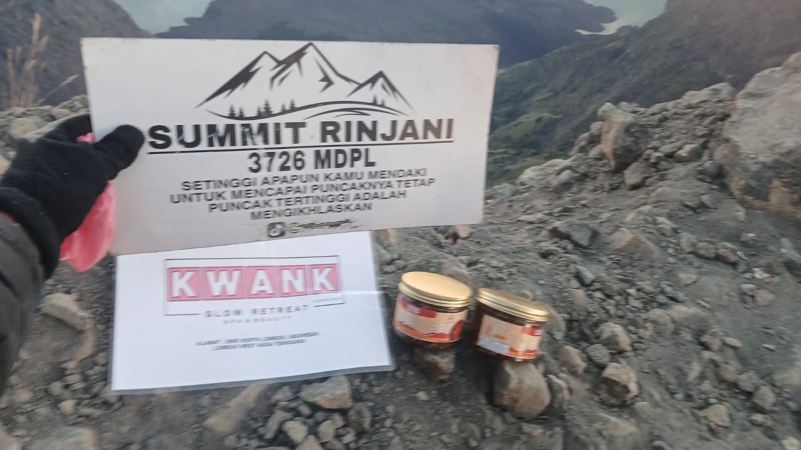 Mount Rinjani landscape